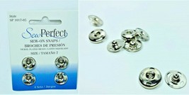 Sew Perfect Sew-on Snaps Buttons Size 7, 4 Sets - £7.08 GBP