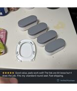 Universal Toilet Seat Bumper Spacers for Bidet, Fits Most Standard Seats... - $17.26 CAD
