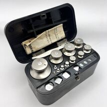 1983 Full Set Vintage USSR Brass Scale Weights Tweezers Bakelite Box Pas... - $380.00