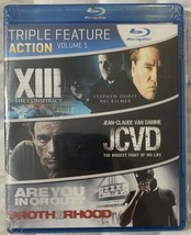 XIII / JCVD / Brotherhood (Blu-ray Disc, 2012) Action Triple Feature, Vol 1 New - £7.31 GBP