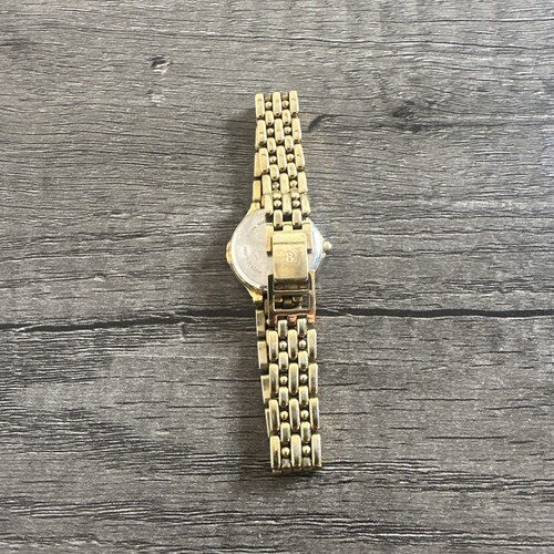 Bulova Watch Women’s 24mm Gold Tone Diamond Item image 5