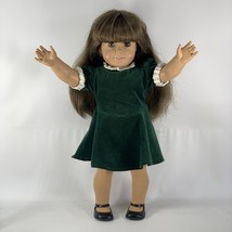 American Girl Doll Molly Pleasant Company with 1989 Dress Green Velvet W... - $300.00