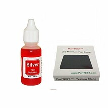 Silver Testing Kit Silver Acid Test Liquid with Stone - $13.99
