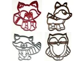Baby Woodland Creatures Forest Animals Shower Set Of 4 Cookie Cutters USA PR1321 - £8.78 GBP