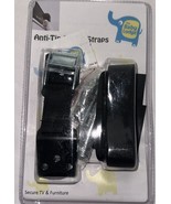 The Baby Lodge Anti-Tip Safety Straps for TV &amp; Furniture Wall Anchors Ne... - $259.81 MXN