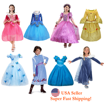 Sleeping Beauty Rapuzel Bella Cinderella Esla Anna Princess Costume Girl... - $18.79+