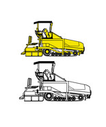 Asphalt Paver svg png digital download  Bundle file, Heavy Equipment Svg... - $2.70 CAD