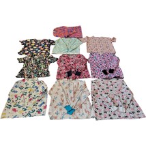 Women&#39;s L Scrub Tops Lot of 10 Nursing Hospital Clothing Uniforms Vintag... - $127.66