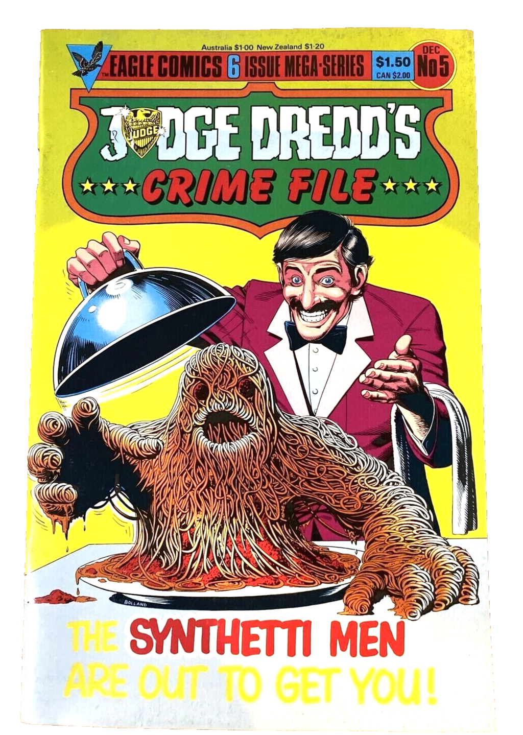 Primary image for Judge Dredd's Crime File Comic Book #5 Eagle 1985