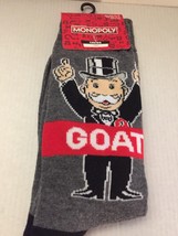NEW Monopoly GOAT Unisex Crew Socks Size 10-13 for Shoe Size 6.5-12 - €7,64 EUR
