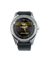 Minnesota Vikings personalized name wrist watch gift - £23.59 GBP