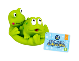 Rubber Frog Bath Time Toys - Pack of 2 5056170307178 - £5.24 GBP