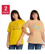 Charlie &amp; Scout Girls Boys T-Shirts Yellow Multicolor 2-Pack Short Sleeves - $47.15 CAD