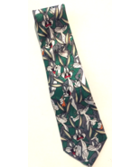 Bugs Bunny necktie silk green by Taufi Silk Handmade 58 in. long - £7.72 GBP