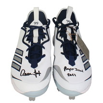 Aaron Judge Autographed &quot;Player Issued 2021&quot; Blue / White Adidas Cleats Fanatics - £2,151.97 GBP