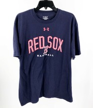 Under Armour Red Sox Baseball Tee XL Heat Gear Short Sleeve Athletic Shirt - $19.55