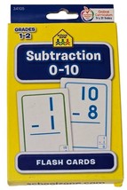 School Zone English Subtraction 0-10 Flash Cards Grades 1-2 (ages 6+) Ne... - $92.08 MXN