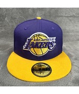 New Era Los Angeles LA Lakers NBA 9Fifty Purple/Yellow Snapback Hat - $39.99