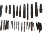 44 Pc Machinist Taps Bits Metal Threading Lot Greenfield Morse Others So... - $57.37