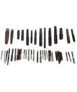 44 Pc Machinist Taps Bits Metal Threading Lot Greenfield Morse Others So... - £43.11 GBP