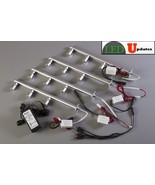 4x Retail display jewelry showcase silver LED light pole FY-53 UL power ... - $174.23