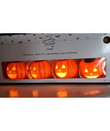 New Halloween 8 LED Jack-o-Lantern String Lights Musical Monster Mash Decor - $432.57 MXN