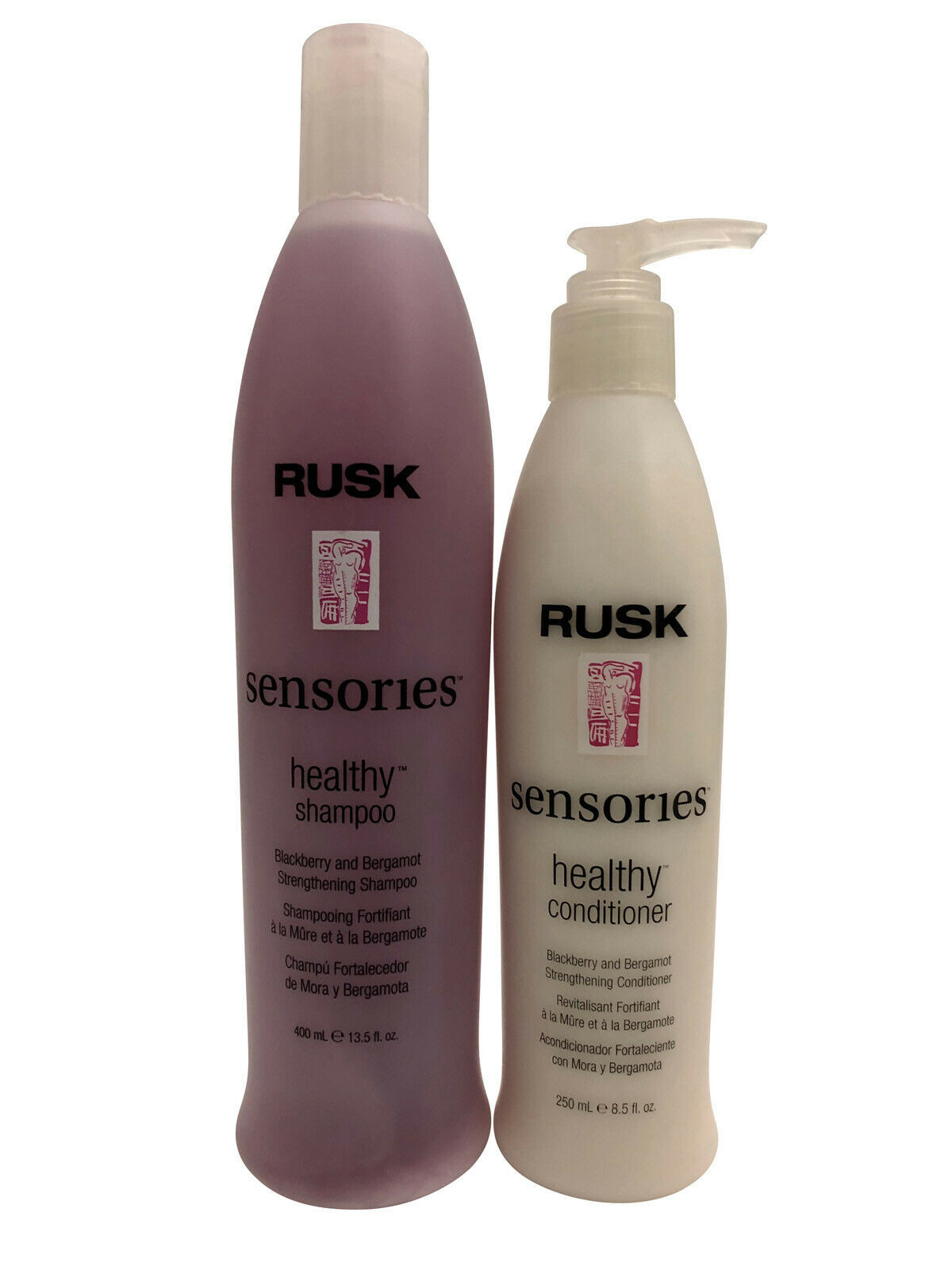 Rusk Sensories Shampoo 13.5 OZ & Conditioner 8.5 OZ Set Blackberry & Bergamont - $56.35
