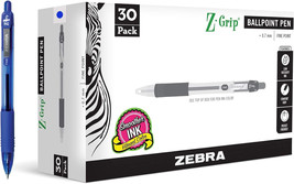 Zebra Pen 25230 Z-Grip Retractabe Ballpoint Pens (Pack of 30) - £14.97 GBP