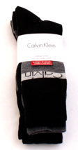 Calvin Klein Black &amp; Gray Crew Socks 4 in Package Men&#39;s 7-12 NWT - £31.54 GBP