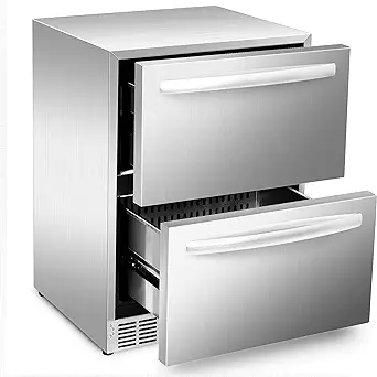 24 Inch Undercounter Refrigerator, Outdoor Fridge For Patio, Wine And Be... - $2,777.99
