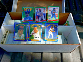20PP32 ABOUT 5 POUNDS OF BASEBALL CARDS, BOX LABEL &quot;91 DONROSS&quot; SOLD AS IS - £44.25 GBP