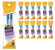 BIC MSP21-BLU CRISTAL BALL POINT PEN, BLUE 2-ct  (12-PACK) - $18.48 MXN