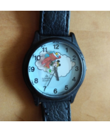 Lorus Disney Vintage Flying Plane Dial Mickey Mouse Watch Rare Aviator WORKING! - $49.99