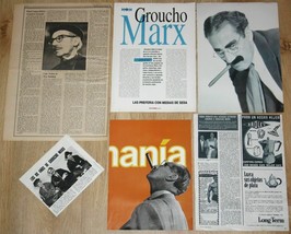 GROUCHO MARX Brothers clippings 1970s/90s magazine articles photos cinema - £6.09 GBP