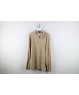 Vintage Lands End Mens 2XL Faded Soft Cotton Long Sleeve Rugby Polo Shir... - $820.89 MXN