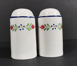 Provincial salt pepper shakers flowers Johnson Brothers   - £26.02 GBP