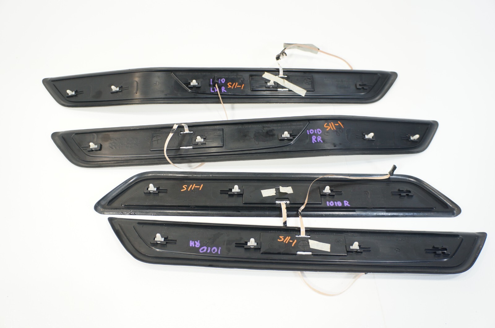 2009-2015 bmw 760li 750li 740li f02 scuff plate sill plate floor door set 4 led Item image 8