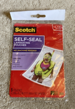 Scotch 3M Self-Sealing Laminating Pouches - 4&quot;x 6&quot; Photo Size - 5 Pack - $111.81 MXN