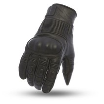 Light Lined Biker Glove Zipper Closure Motorcycle Gloves by FirstMfg - £44.86 GBP