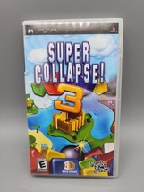 Super Collapse 3 Sony PlayStation Portable PSP, 2007 Complete In Box CIB - £6.82 GBP
