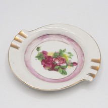 Porcelain Floral Ashtray 1950&#39;s made in Japan - £38.82 GBP
