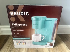 Keurig K-Express Essentials Single Serve K-Cup Pod Coffee Maker New - Teal Blue - £42.97 GBP