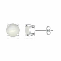 ANGARA 7mm Natural Moonstone Stud Earrings in Sterling Silver for Women, Girl - £148.22 GBP+