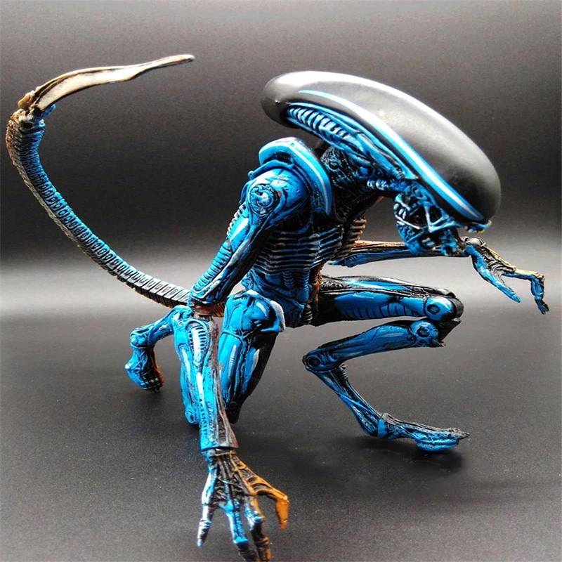 NECA Alien Blue Alien Xenomorph Figma Predator Toy Ripley Action Figure ... - $41.81