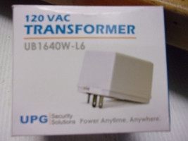 UPG Security 120VAC Transformer UB-1640W-L6 New in box. - $12.86