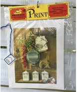 Vintage Kitchen Alice Smith Swan-Son Art Rustic Mercantile Craft Litho P... - $20.09 CAD