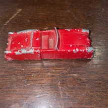 VINTAGE MIDGETOY RED 1950&#39;s CADILLAC CONVERTIBLE TOY CAR ROCKFORD ILLINO... - $4.94