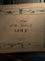 1966 Some of the Rules of Golf The Ariel Press London Paintings - £38.76 GBP
