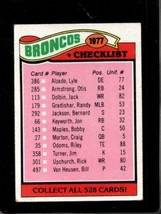 1977 Topps #208 Denver Broncos Vgex Broncos Cl *X3690 - £1.94 GBP