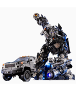 Action Figure Transformers Ironhide 9.85&quot; Transformation Black Armored W... - £159.56 GBP